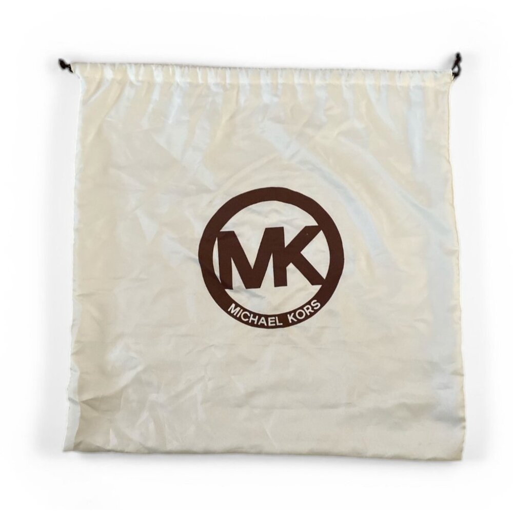 Michael Kors Satin Purse  Drawstring Dust Bag 21” x 21”  Ivory